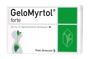 GeloMyrtol forte, ist mit dem Wirkstoff Myrtol standardisiert als einziges pflanzliches Mukopharmakon